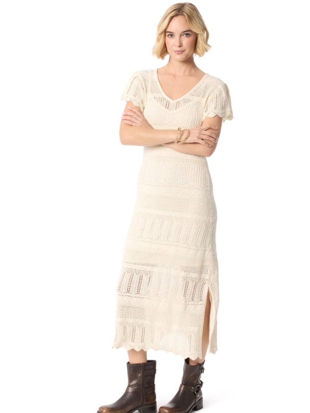 Crochet dress with liner Jessica Simpson size medium/small